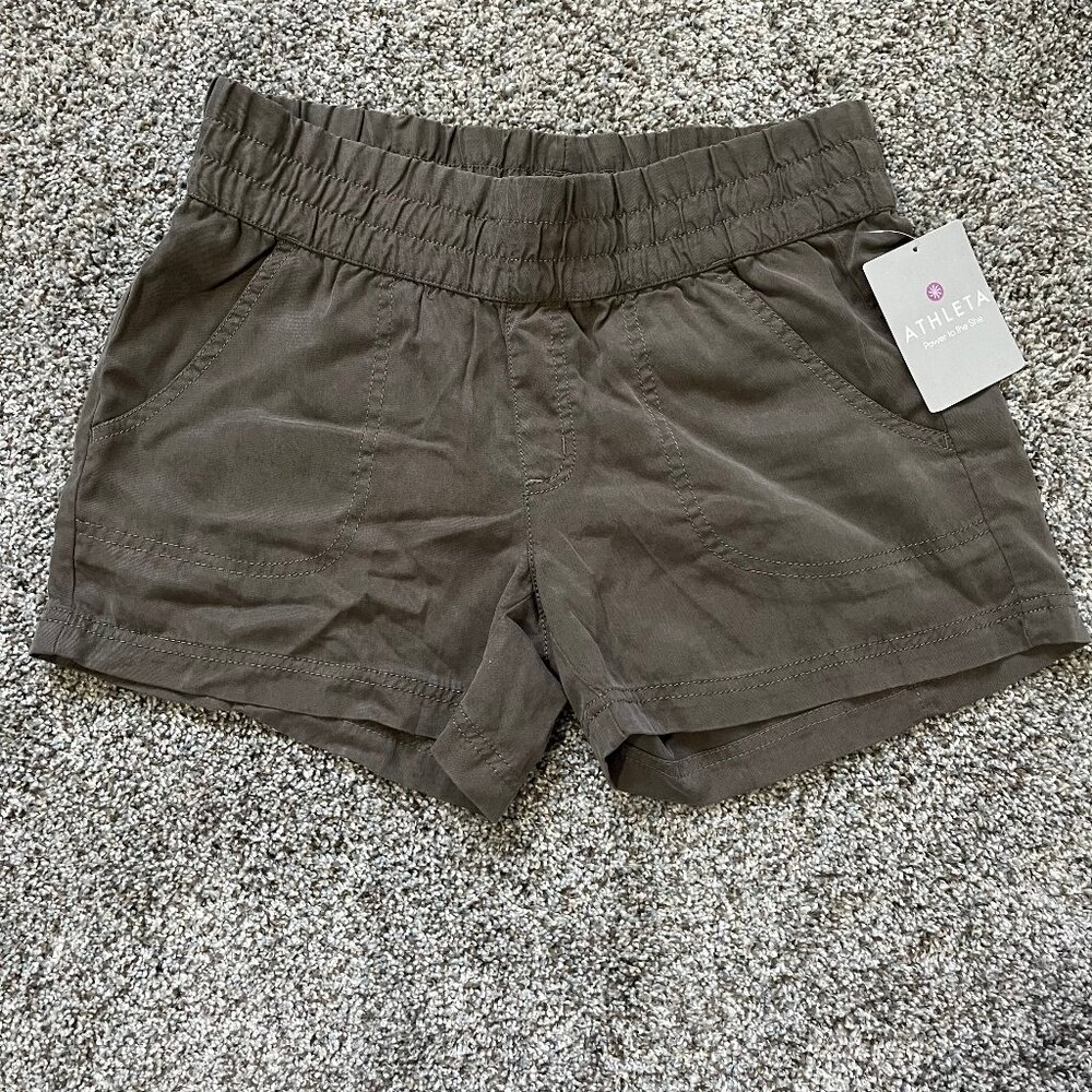 JUST IN: Athleta Benicia Shorts, Women's Size 6, New with tags, Color Falcon